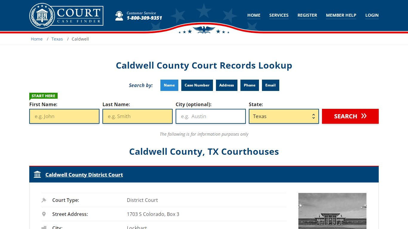 Caldwell County Court Records | TX Case Lookup